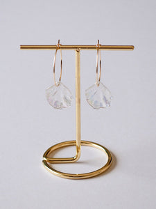 Calico Shells, 2 pairs, 14k gold - plated - forth co - 