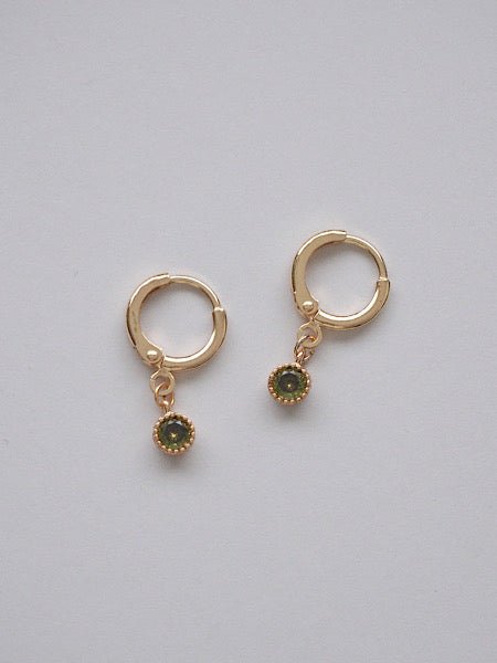 Emery Sage Bling Huggies, 24k gold - plated - forth co - earrings