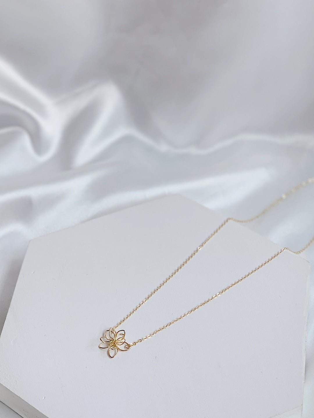 Fleur Necklace, 14k gold - plated (made to order) - forth co - 