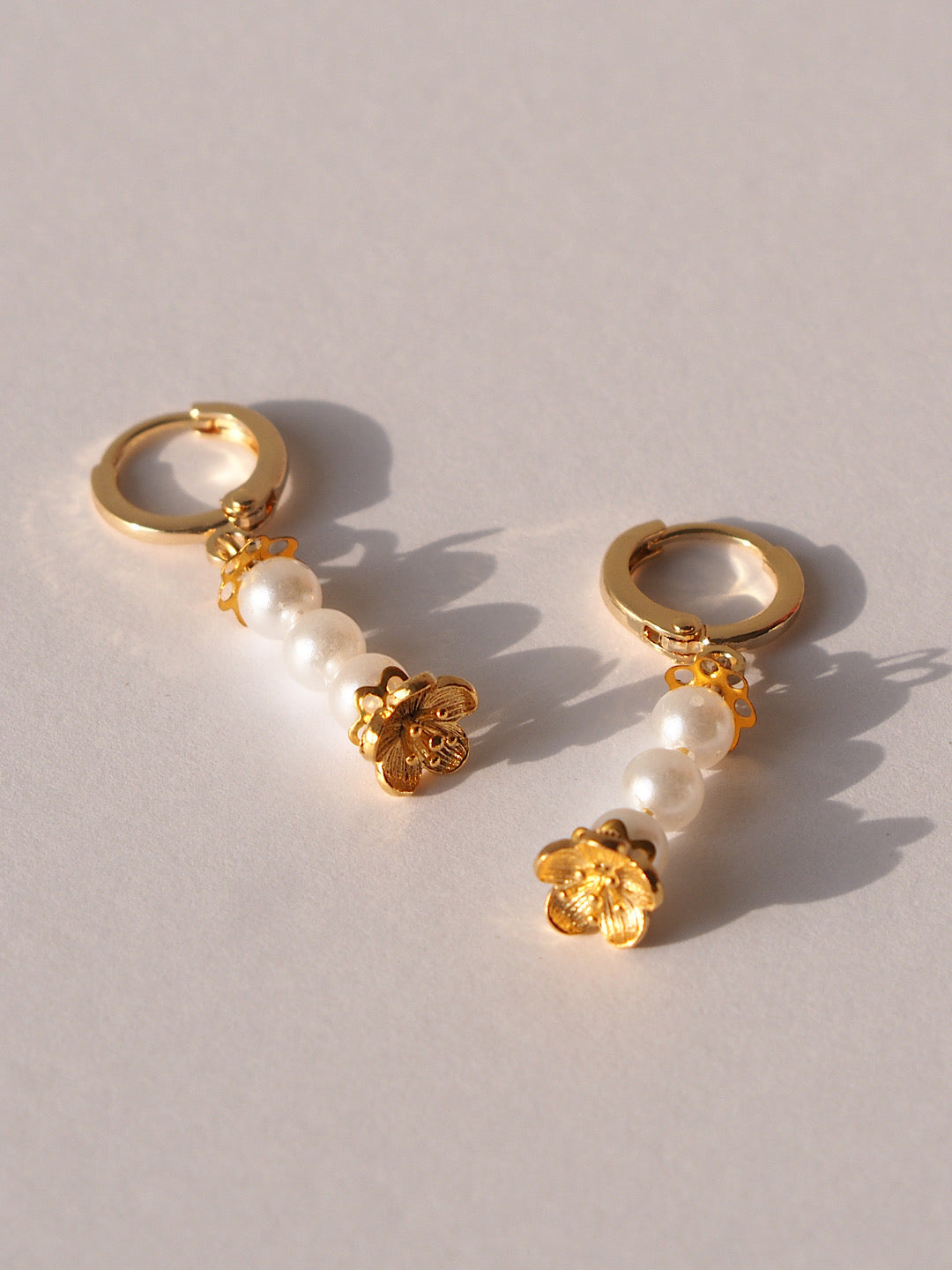 Dorothea Pearls, 24k gold-plated