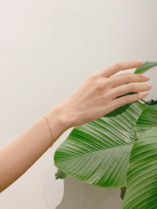 Rhoda Chain Bracelet, 14k gold-plated (made to order)