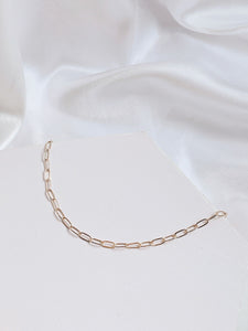 Ruthe Chain Necklace, 14k gold-plated (made to order)