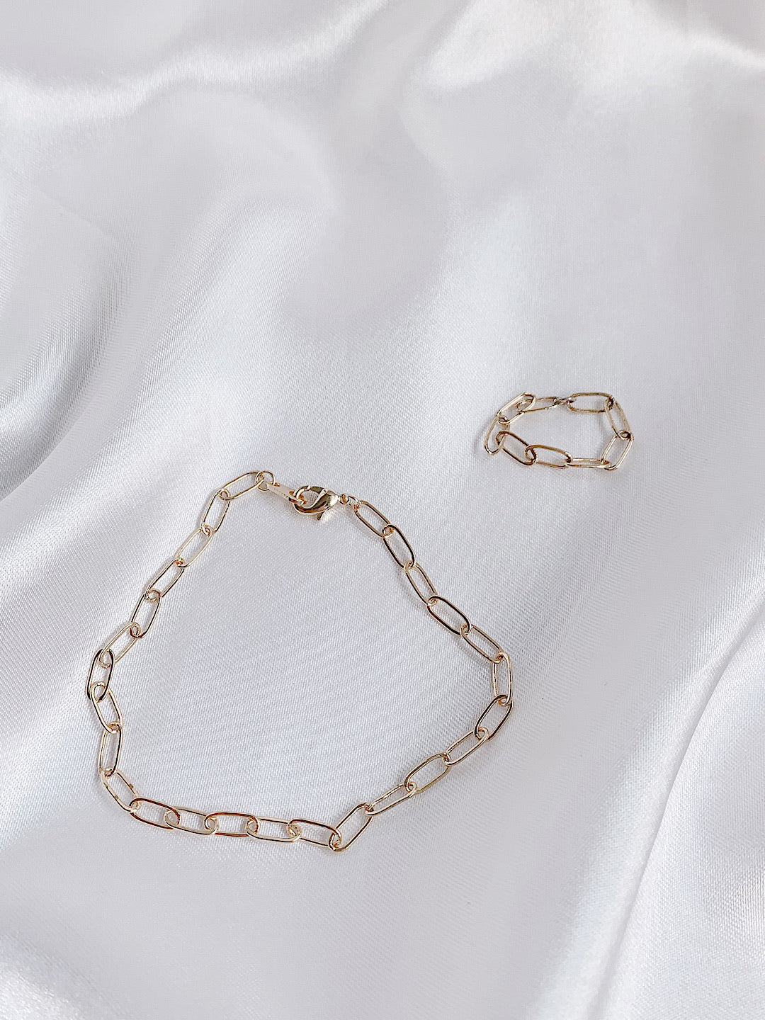 Rhoda Chain Bracelet, 14k gold-plated (made to order)